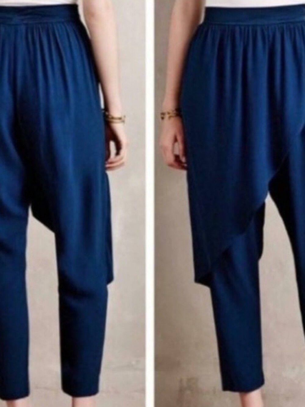Anthropologie Corey Lynn Calter Angelica Harem Pants Women's Size 6 NWT Dark Te